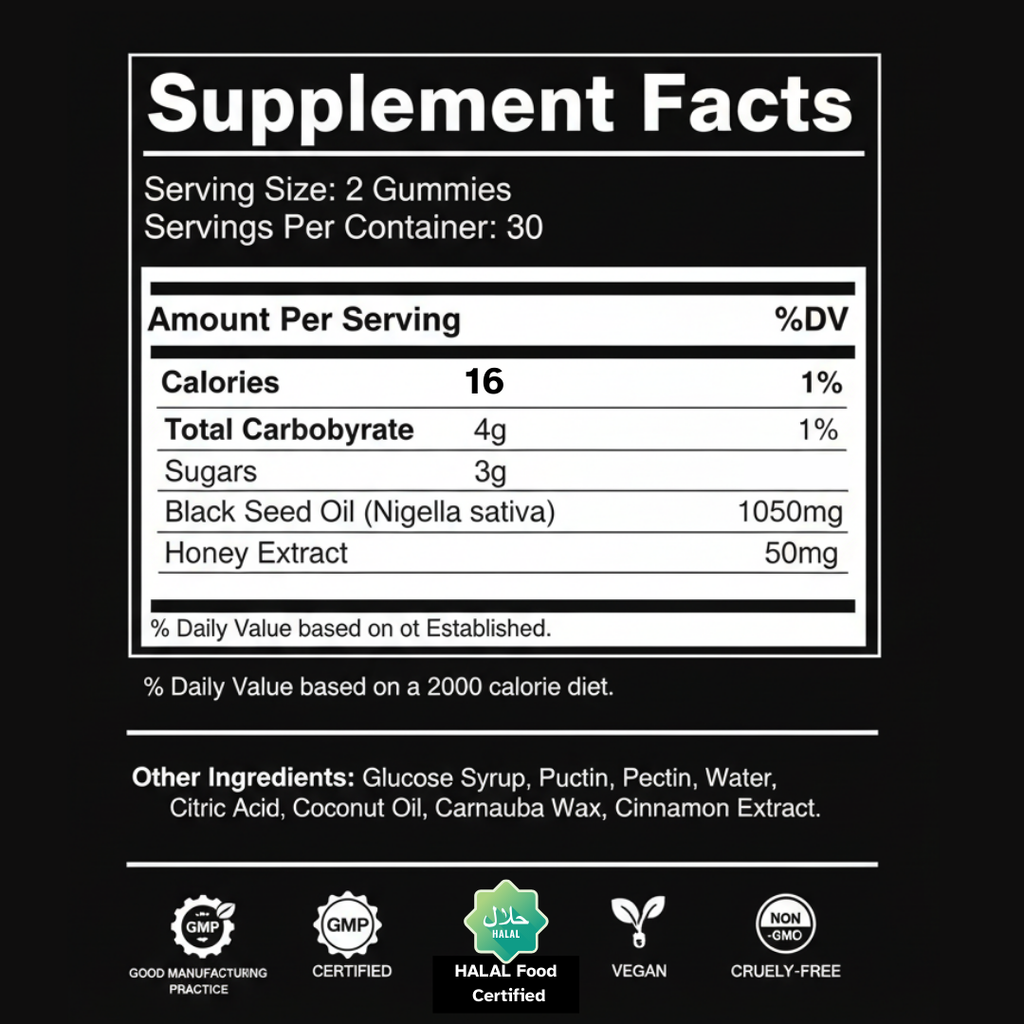 Black Seed Oil Gummies